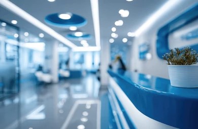 Modern clinic interior
